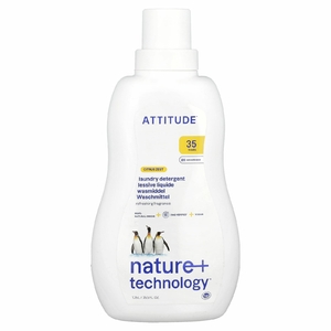 ATTITUDE, моющее средство для стирки, 35 загрузок, с ароматом цитрусовых, 1,05 л (35,5 жидк. унции)