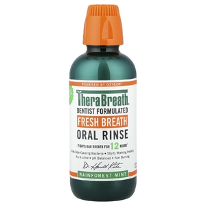TheraBreath, ополаскиватель для полоскания рта Fresh Breath, мята, 473 мл (16 жидк. унций)