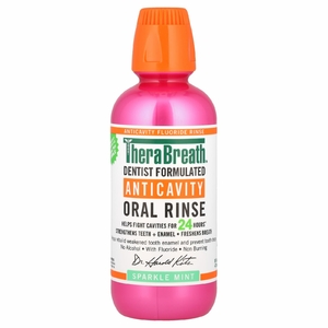 TheraBreath, Healthy Smile, ополаскиватель для полости рта, мята с блеском, 473 мл (16 жидк. унц.)