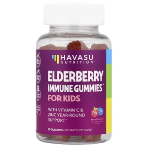 Havasu Nutrition, жевательные таблетки с бузиной для детей, 60 шт.