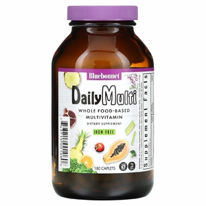 Bluebonnet Nutrition, Super Earth Multinutrient, без железа, 180 капсуловидных таблеток