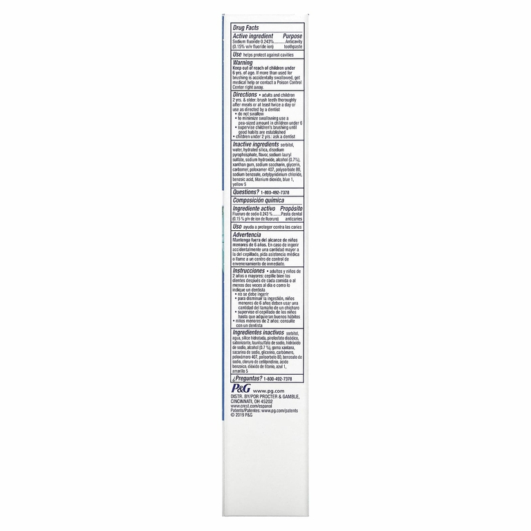 Crest, Complete Plus, Scope, Outlast + Whitening, зубная паста с фтором, мята, 153 г (5,4 унции)