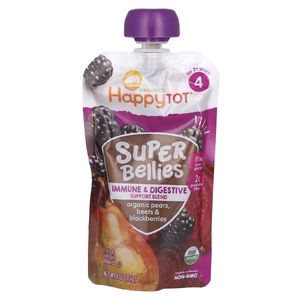 Happy Family Organics, Happy Tot, Super Bellies, органические груши, свекла и ежевика, 113 г (4 унции)