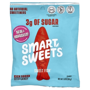 SmartSweets, Sweet Fish, ягоды, 50 г (1,8 унции)