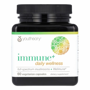 Youtheory, Immune + Daily Wellness, 60 вегетарианских капсул