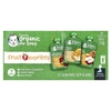 Gerber, Organic for Baby, 2nd Foods®, Fruit Favourites, 9 пакетиков, 99 г (3,5 унции)