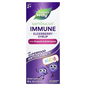 Nature's Way, сироп для иммунитета из бузины с прополисом и эхинацеей, для детей от 2 лет, 120 мл (4 жидк. унции)