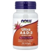 NOW Foods, ультра-добавка, витамины A и D3, 100 капсул
