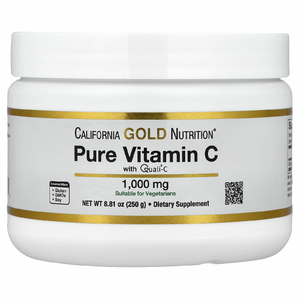California Gold Nutrition, чистый витамин C Quali®-C в порошке, 250 г (8,81 унции)