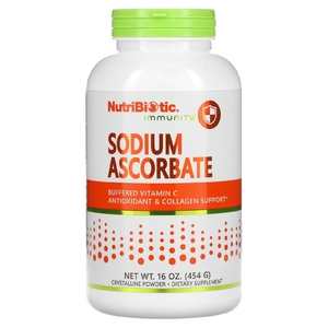 NutriBiotic, Immunity, аскорбат натрия, кристаллический порошок, 454 г (16 унций)