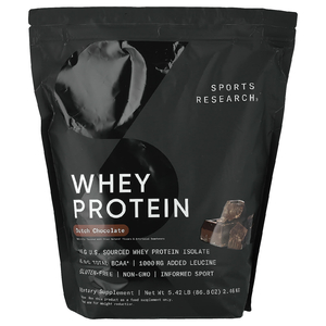 Sports Research, сывороточный протеин, со вкусом голландского шоколада, 2,27 кг (5 фунтов)