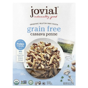 Jovial, Органическая паста без глютена, кассава пенне, 227 г (8 унций)