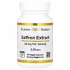 California Gold Nutrition, Экстракт шафрана с Affron®, 28 мг, 60 растительных капсул