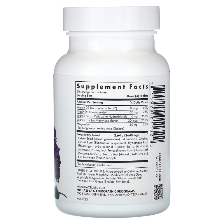 Michael's Health, Kidney Factors, 60 вегетарианских таблеток