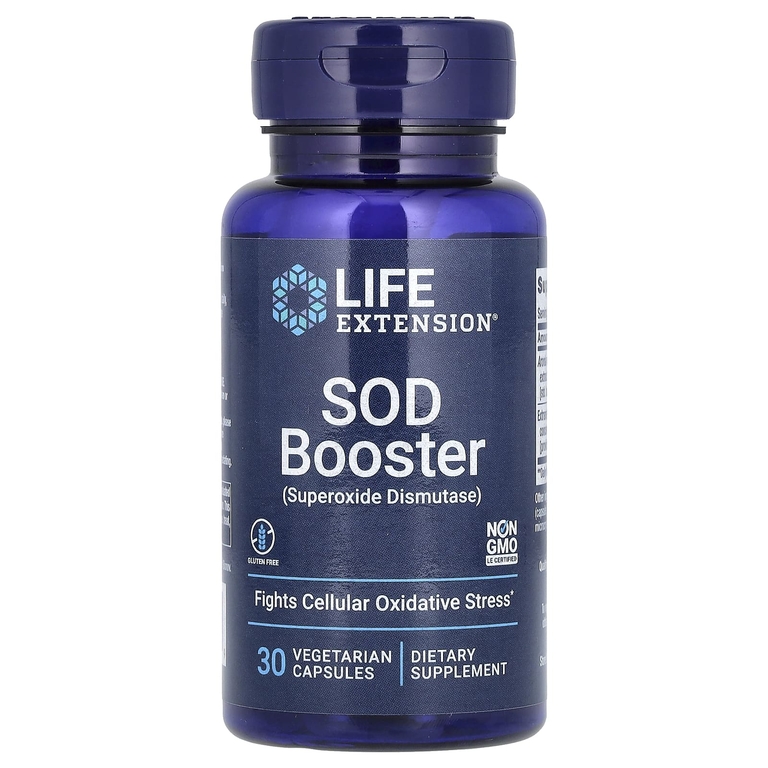 Life Extension, стимулятор СОД, 30 вегетарианских капсул