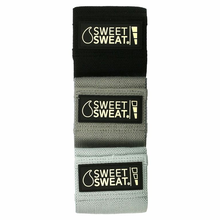 Sports Research, Набедренные повязки Sweet Sweat, серые, 3 ремешка