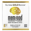 California Gold Nutrition, MEM Food, для поддержки памяти и когнитивных функций, 60 пакетиков по 8,5 г (0,3 унции)