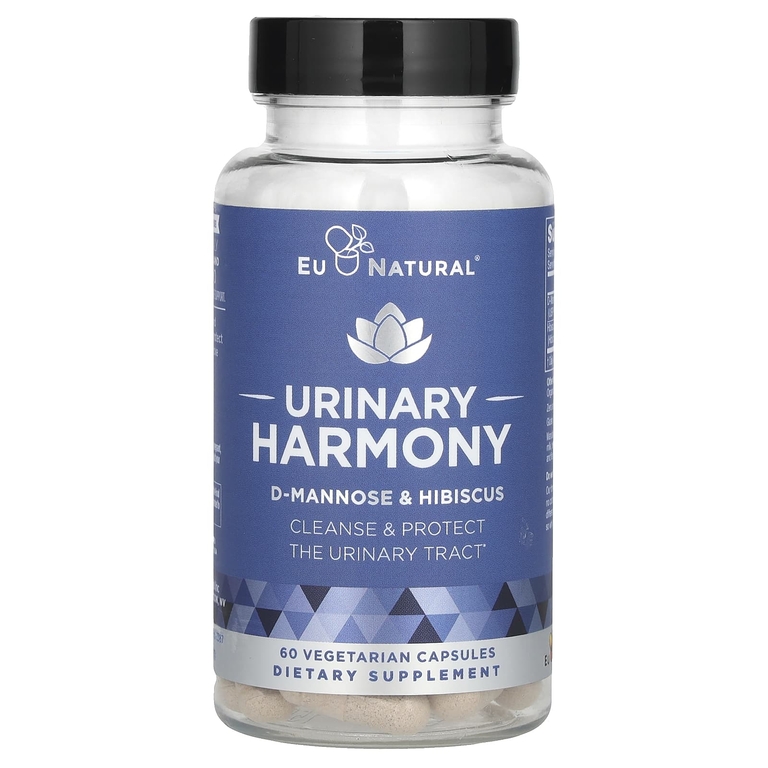 Eu Natural, Urinary Harmony, поддержка мочевыводящих путей, 60 вегетарианских капсул