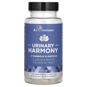 Eu Natural, Urinary Harmony, поддержка мочевыводящих путей, 60 вегетарианских капсул