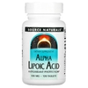 Source Naturals, Альфа-липоевая кислота, 100 мг, 120 таблеток