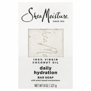 SheaMoisture, кусковое мыло для ежедневного увлажнения, 100% нерафинированное кокосовое масло, 227 г (8 унций)