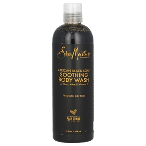 SheaMoisture, African Black Soap, успокаивающий гель для душа, 384 мл (13 жидк. унц.)