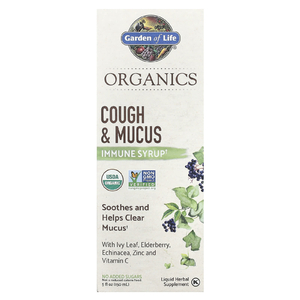 Garden of Life, MyKind Organics, иммунный сироп от кашля и слизи, 150 мл (5 жидк. унц.)