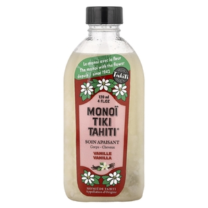 Monoi Tiare Tahiti, Monoi Tiki Tahiti®, кокосовое масло, ваниль, 120 мл (4 жидк. унции)