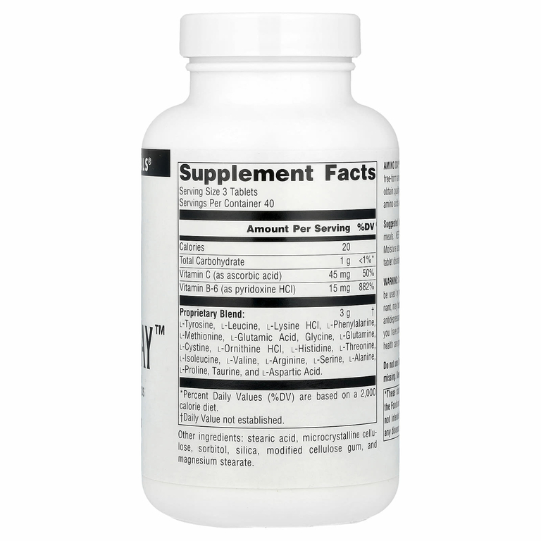 Source Naturals, Amino Day™, 120 таблеток