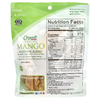 Mariani Dried Fruit, органические плоды манго, несульфированные, 113 г (4 унции)