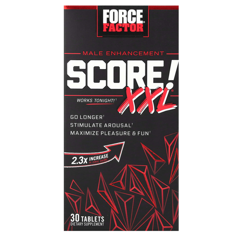 Force Factor, Score! XXL, средство для мужского здоровья, 30 таблеток