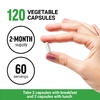 Force Factor, ProbioSlim®, повышенная сила действия, 30 млрд КОЕ, 120 растительных капсул (15 млрд КОЕ на капсулу)