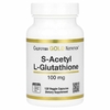 California Gold Nutrition, S-ацетил-L-глутатион, 100 мг, 120 растительных капсул