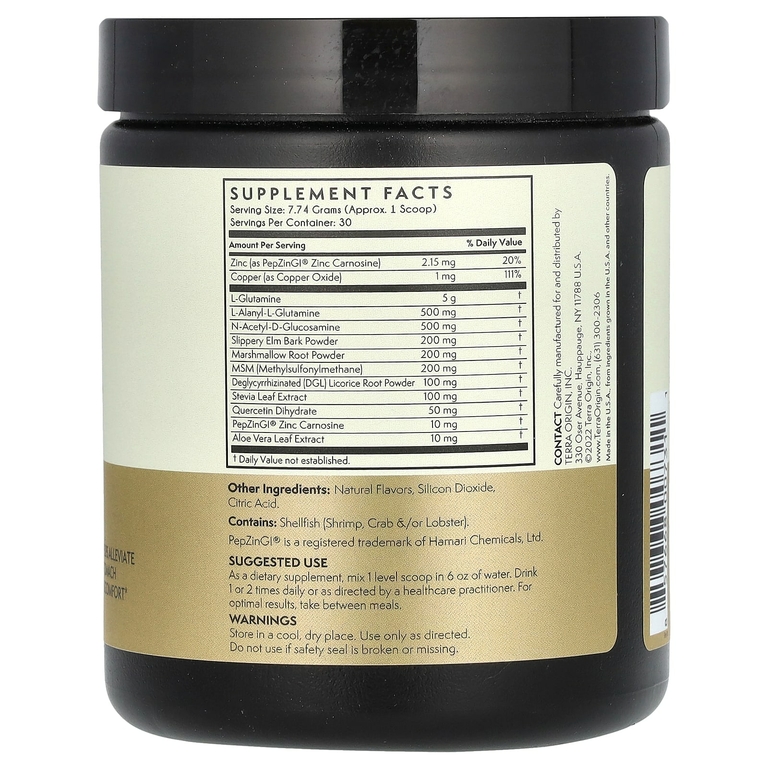 Terra Origin, Healthy Gut, добавка для здоровья кишечника, со вкусом меда и лимона, 232,2 г (8,19 унции)