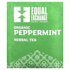 Equal Exchange, органическая перечная мята, травяной чай, без кофеина, 20 чайных пакетиков, 28 г (0,99 унции)