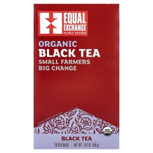 Equal Exchange, Органический черный чай, 20 чайных пакетиков, 40 г (1,41 унции) (Товар снят с продажи) 