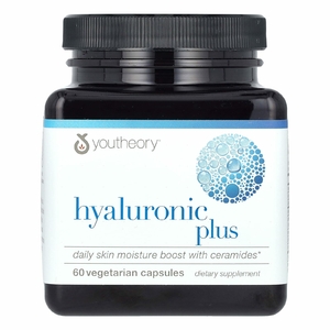 Youtheory, Hyaluronic Plus, 60 вегетарианских капсул (Товар снят с продажи) 