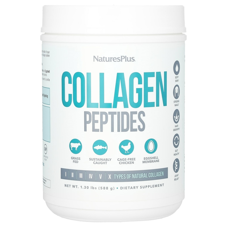 NaturesPlus, пептиды коллагена, 588 г (1,30 фунта)