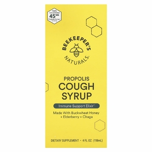 Beekeeper's Naturals, Прополисный сироп от кашля, 118 мл (4 жидк. унц.)
