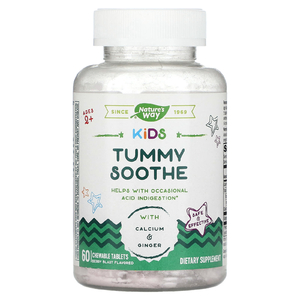Nature's Way, Kids, Tummy Soothe, для детей от 2 лет, Berry Blast, 60 жевательных таблеток