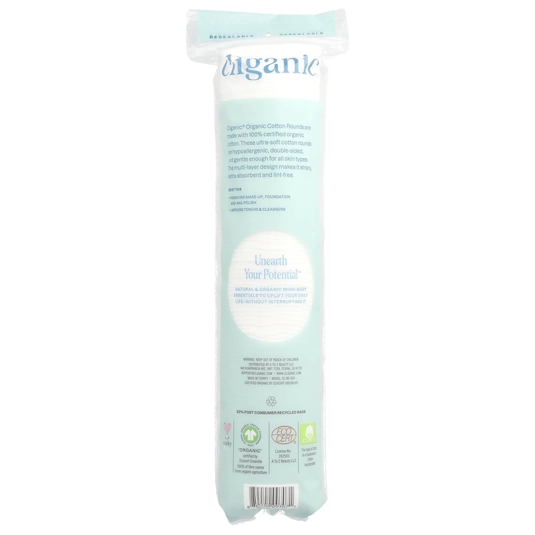 Cliganic, Органический хлопок, 100 шт.