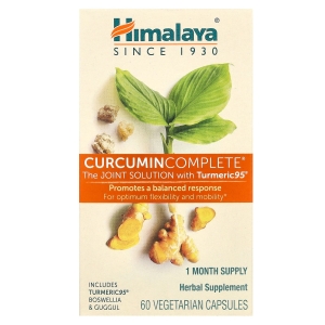 Himalaya, Curcumin Complete, Совместное решение, 60 вегетарианских капсул (Товар снят с продажи) 