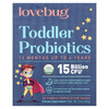 LoveBug Probiotics, пробиотики для детей в возрасте от 1 года до 4 лет, 15 млрд КОЕ, 30 порций в индивидуальных стик-пакетах по 1,8 г (0,06 унции)