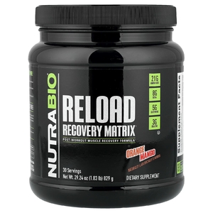 NutraBio, Reload Recovery Matrix, апельсин и манго, 829 г (1,83 фунта)