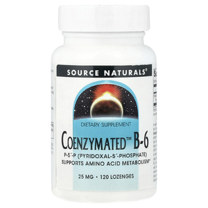 Source Naturals, витамин В6, 25 мг, 120 пастилок