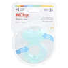 Nuby, Силиконовый прорезыватель для зубов, Teethe-eez, для детей от 3 месяцев, цвет морской волны, набор из 2 предметов