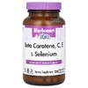 Bluebonnet Nutrition, бета-каротин, витамины C, E и селен, 120 растительных капсул