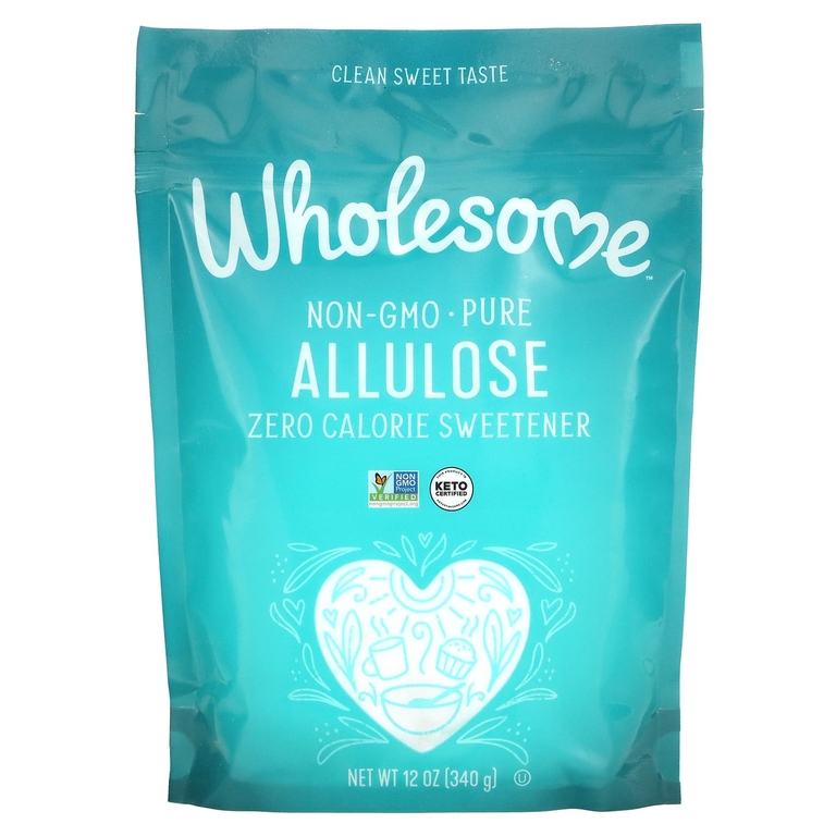 Wholesome Sweeteners, Allulose, низкокалорийный подсластитель, 340 г (12 унций)