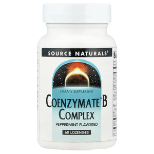 Source Naturals, комплекс витаминов группы B, вкус перечная мята, 60 пастилок для рассасывания