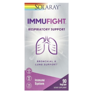 Solaray, ImmuFight, поддержка дыхательной системы, 90 VegCaps
